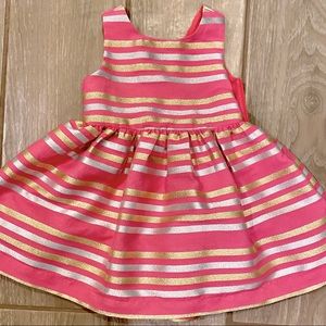 Gymboree Pink, Gold and Silver Dress